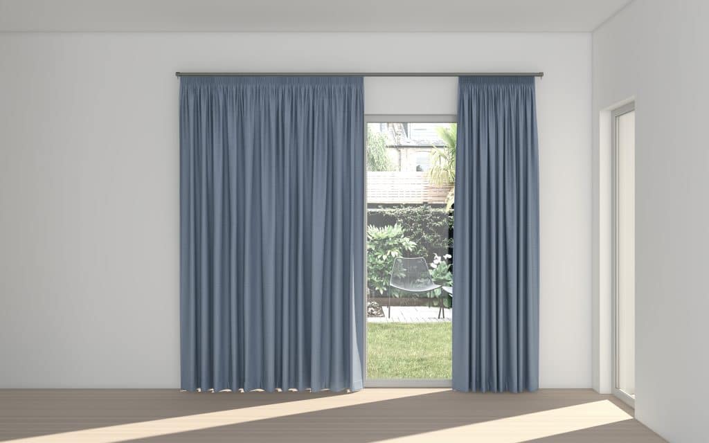 STUART GRAHAM READY MADE BLOCK OUT TAPED CURTAINS-SLUMBER