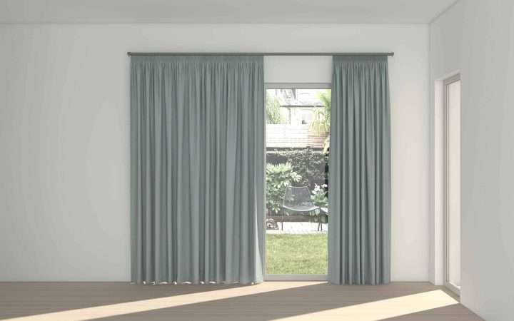 STUART GRAHAM READY MADE BLOCK OUT TAPED CURTAIN-DUSK