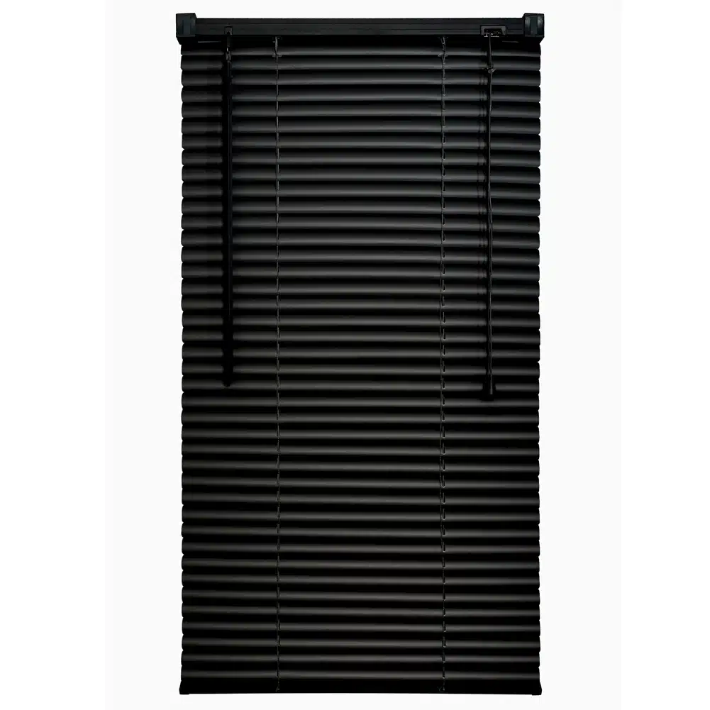 25mm PVC Venetian Blind - Black