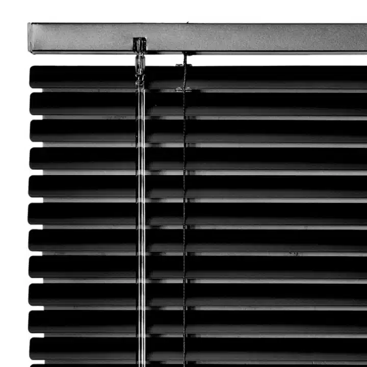 25mm Aluminium Venetian Blind - Satin Black - Image 5