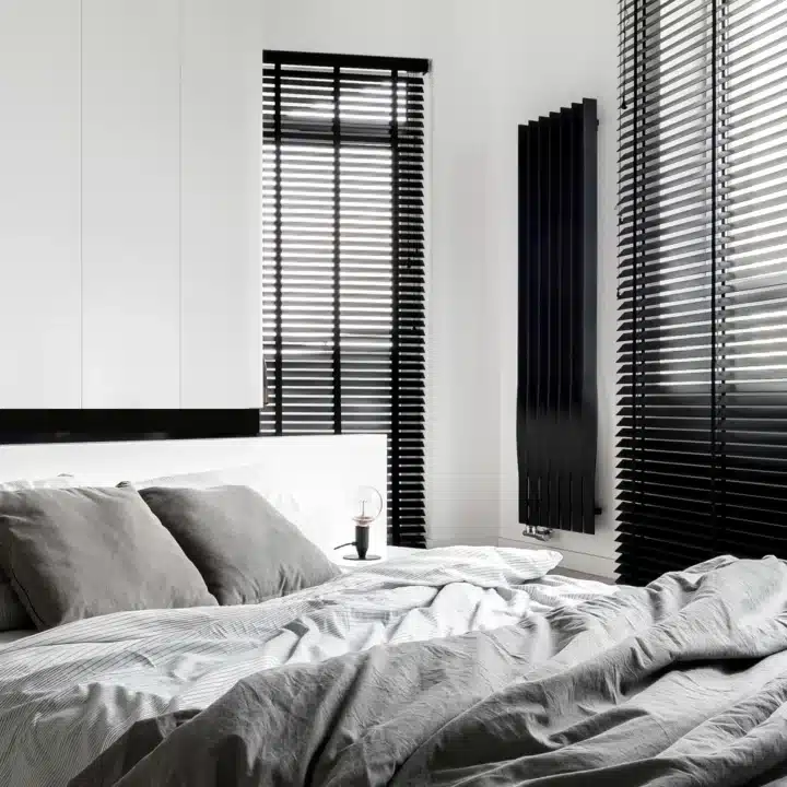 25mm Aluminium Venetian Blind - Satin Black - Image 3