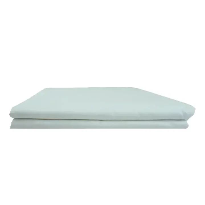 Duck Egg Percale Fitted Sheet - 100% Cotton - Image 3