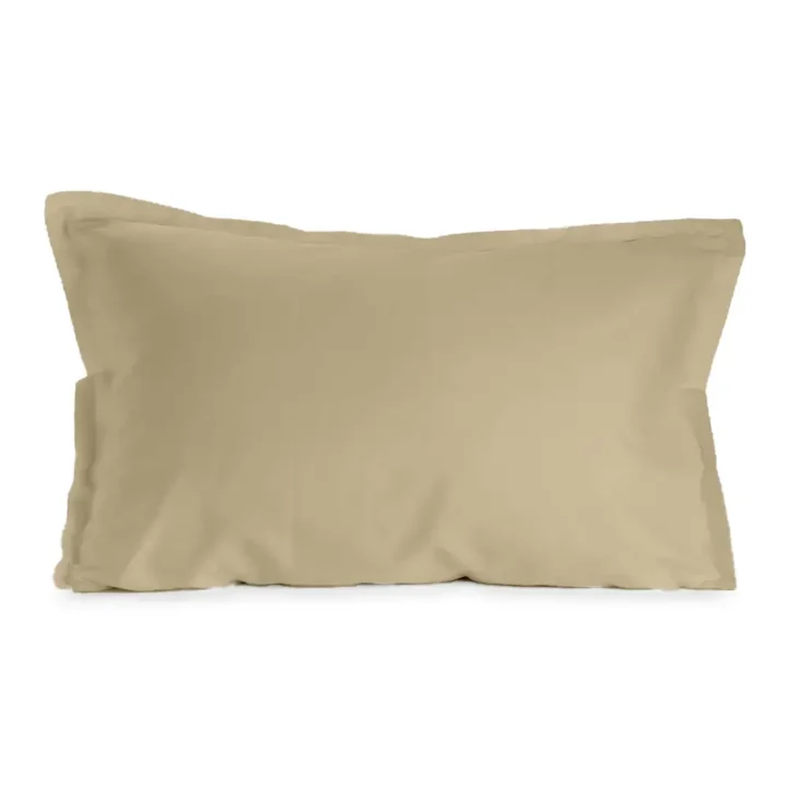 Taupe Percale oxford Pillow Case - 100% Cotton