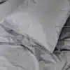 Grey Percale Plain Pillow Case - 100% Cotton