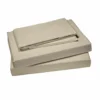 Taupe Oxford Duvet Cover - 100% cotton