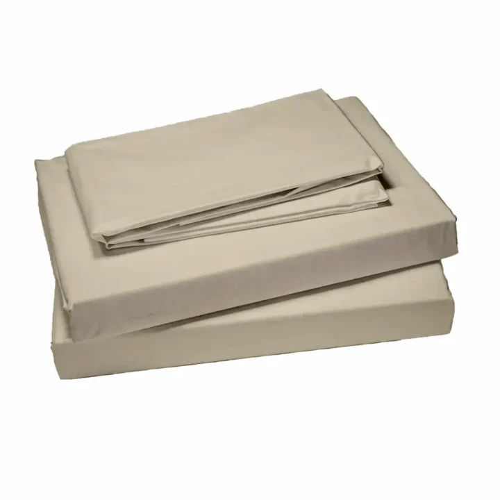 Taupe Oxford Duvet Cover - 100% cotton