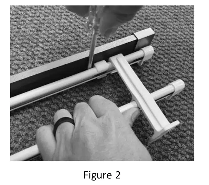 Installation Guide - 40mm Pelmet Pole - Design House Fig01
