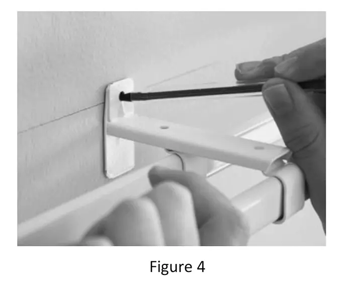 Installation Guide - 40mm Pelmet Pole - Design House Fig04