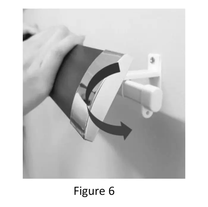 Installation Guide - 40mm Pelmet Pole - Design House Fig06