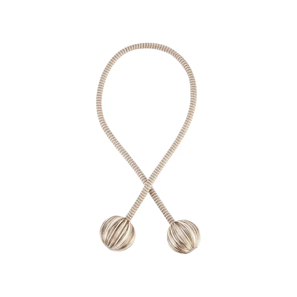 Bendable Tassel Tie Back - Cream