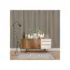 Modern interior with Oak Black Wallpanel and stylish decor accents.