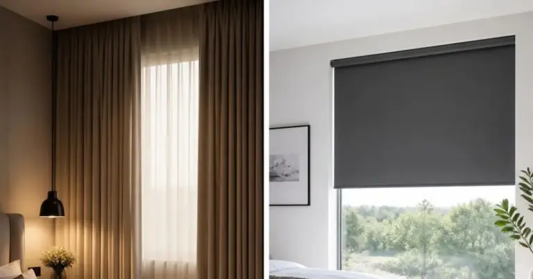 Blockout Curtains vs Blackout Roller Blinds for Bedrooms