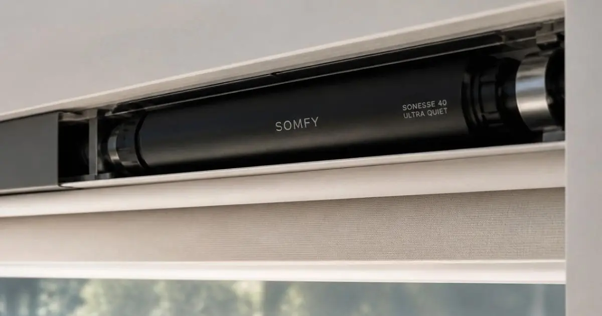 How Motorised Blinds Improve Comfort, Security, and Energy Efficiency 1 motorised blind internal motor