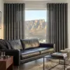 Finishing Touches - Made To Match Wave Curtain - Aura Lined (Steel)