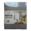 Finishing Touches - Made To Match Wave Curtain - Aura Lined Pack Shot (Steel)